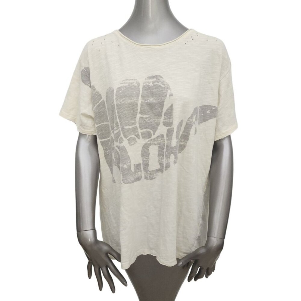 Magnolia Pearl NWT Kauai Hawaii Hangloose Boyfriend Cut Tshirt Shirt…